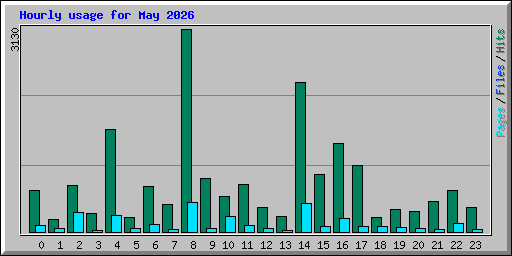 Hourly usage for May 2026